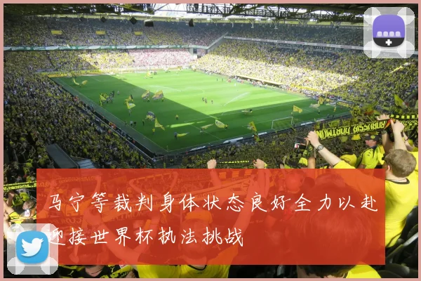 马宁等裁判身体状态良好全力以赴迎接世界杯执法挑战